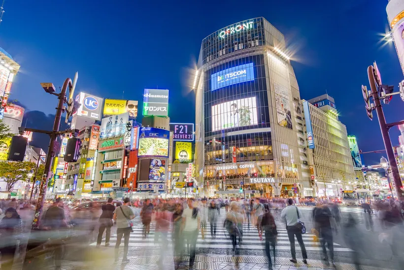 Cruzamento de Shibuya em Tóquio