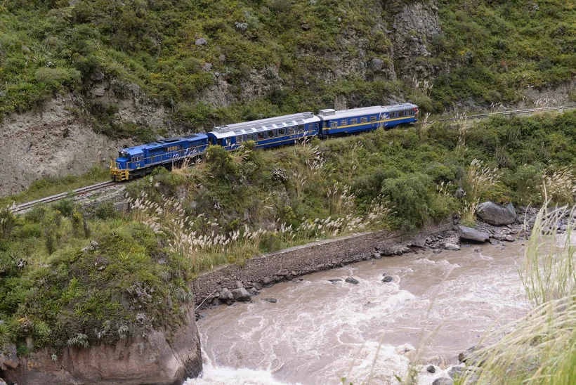 Trem panorâmico para Machu Picchu